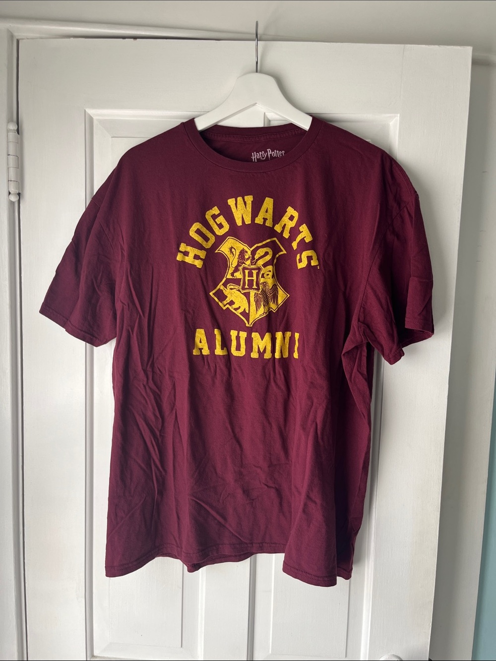 Harry Potter Hogwarts Alumni Maroon Tee 2XL